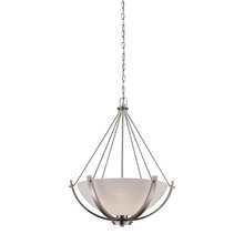  CN170342 - Thomas - Casual Mission 21'' Wide 3-Light Chandelier - Brushed Nickel