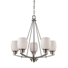  CN170522 - Thomas - Casual Mission 22'' Wide 5-Light Chandelier - Brushed Nickel