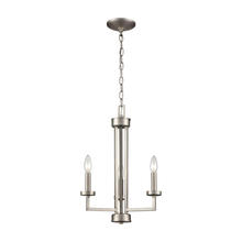  CN240322 - Thomas - West End 15'' Wide 3-Light Chandelier - Brushed Nickel