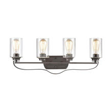  CN300411 - Thomas - Market Square 28'' Wide 4-Light Vanity Light - Oil Rubbed Bronze