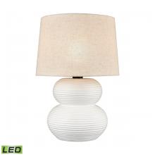  H0019-8561-LED - Phillipa 25'' High 1-Light Outdoor Table Lamp - Matte White - Includes LED Bulb